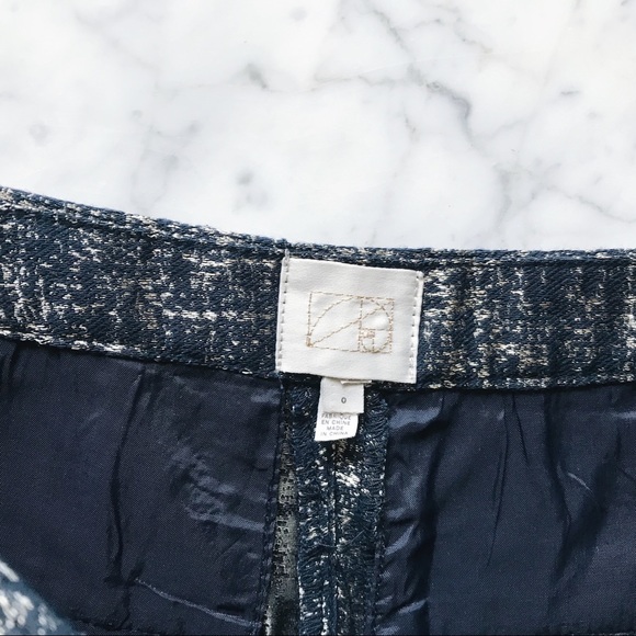 Anthropologie Coquille Metallic Trouser Shorts - Picture 3 of 5